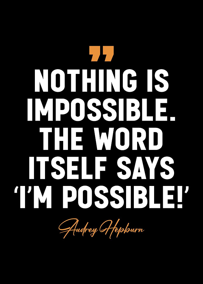 Audrey Hepburn quotes