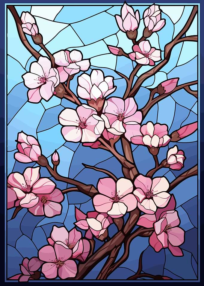 Cherry Blossom Glass