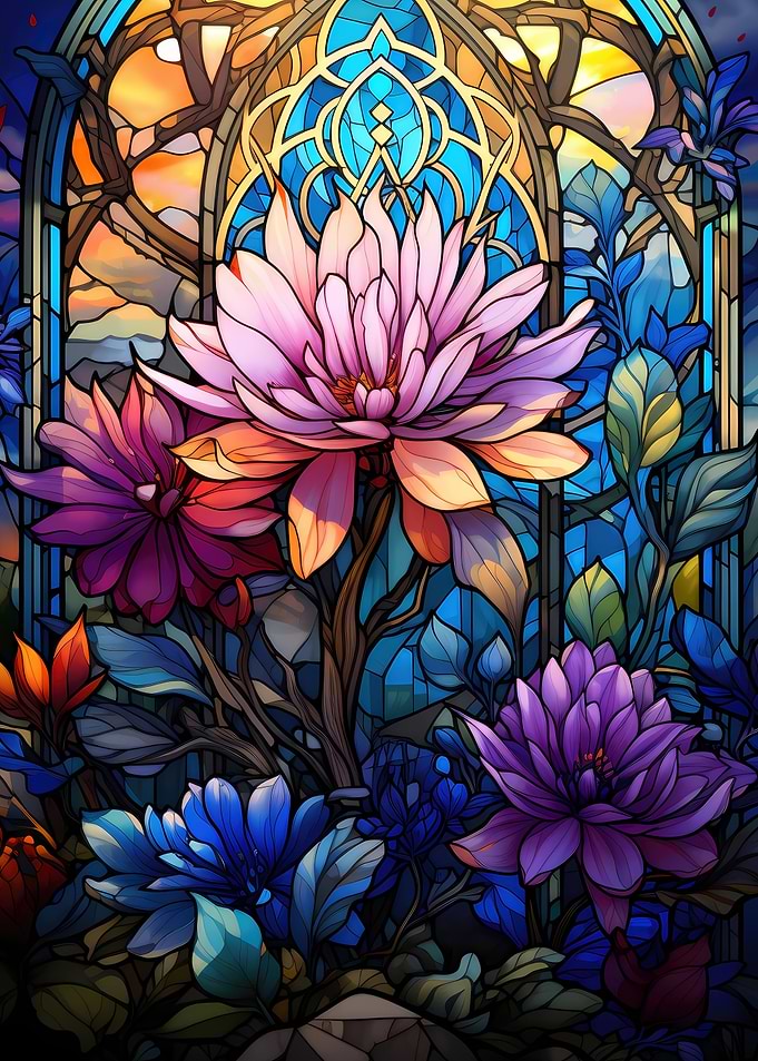 Nature Stained Glass