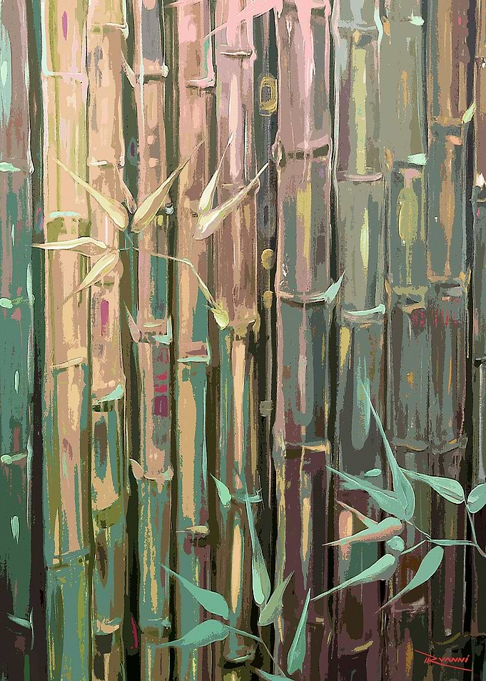 BAMBOO AT SUNSET