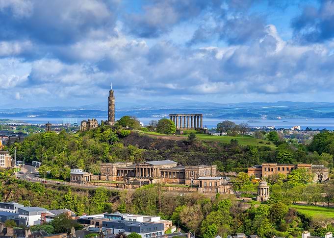 Calton Hill In Edinburgh