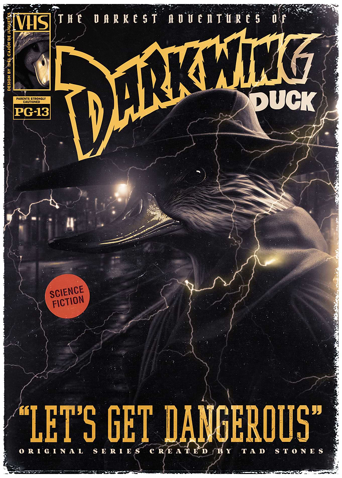 DarkWing Duck VHS Cover