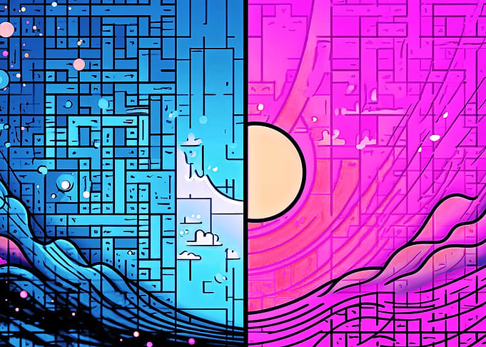 Day And Night Cyberpunk