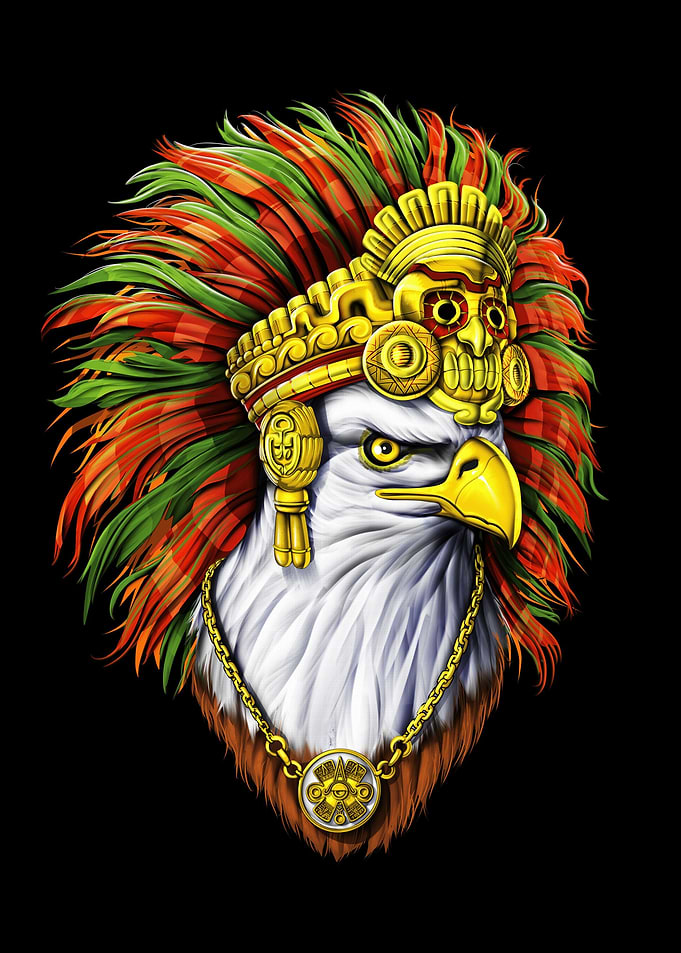 Eagle Aztec Warrior