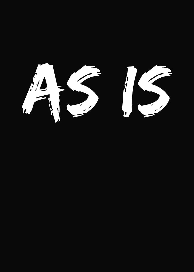 as is