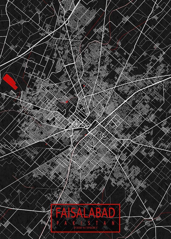 Faisalabad Map Oriental