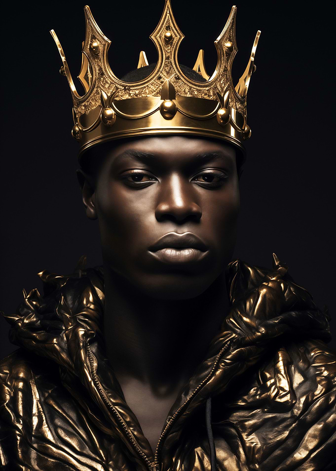 Black and Gold King