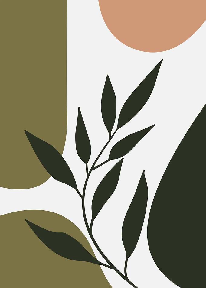 Leaves Modern art