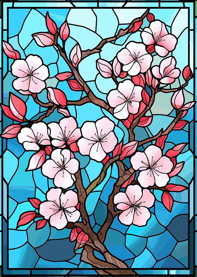 Cherry Blossom Glass