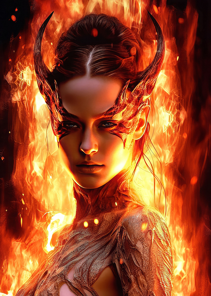 Woman fire