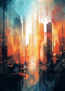 Abstract Skylines Urban
