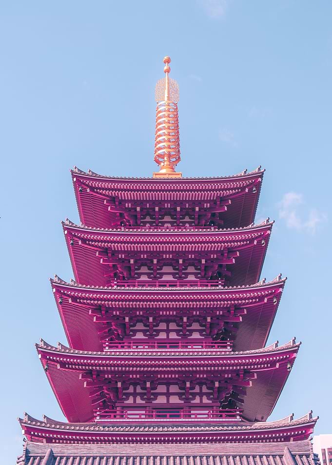 Pastel Japan Shrine