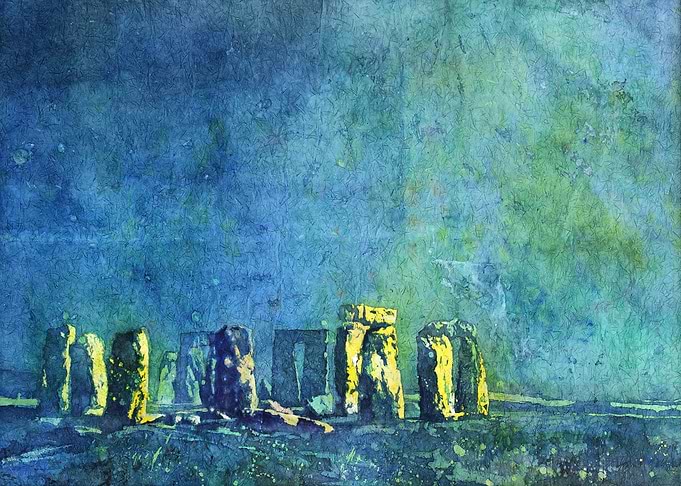Stonehenge artwork UK art