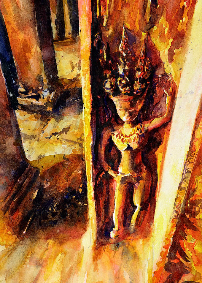 Apsara bas releif Angkor