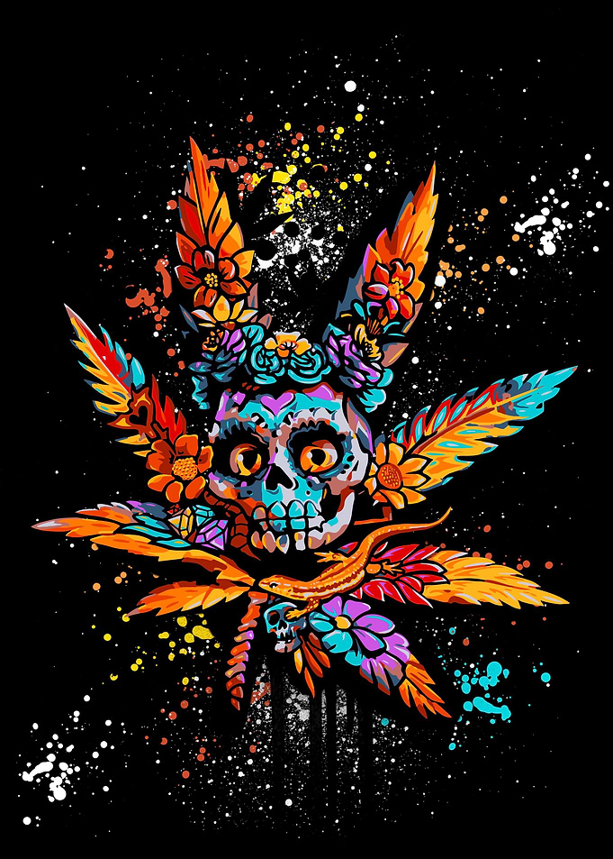 Ganja skull
