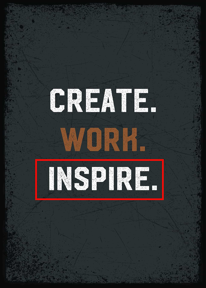 create work inspire