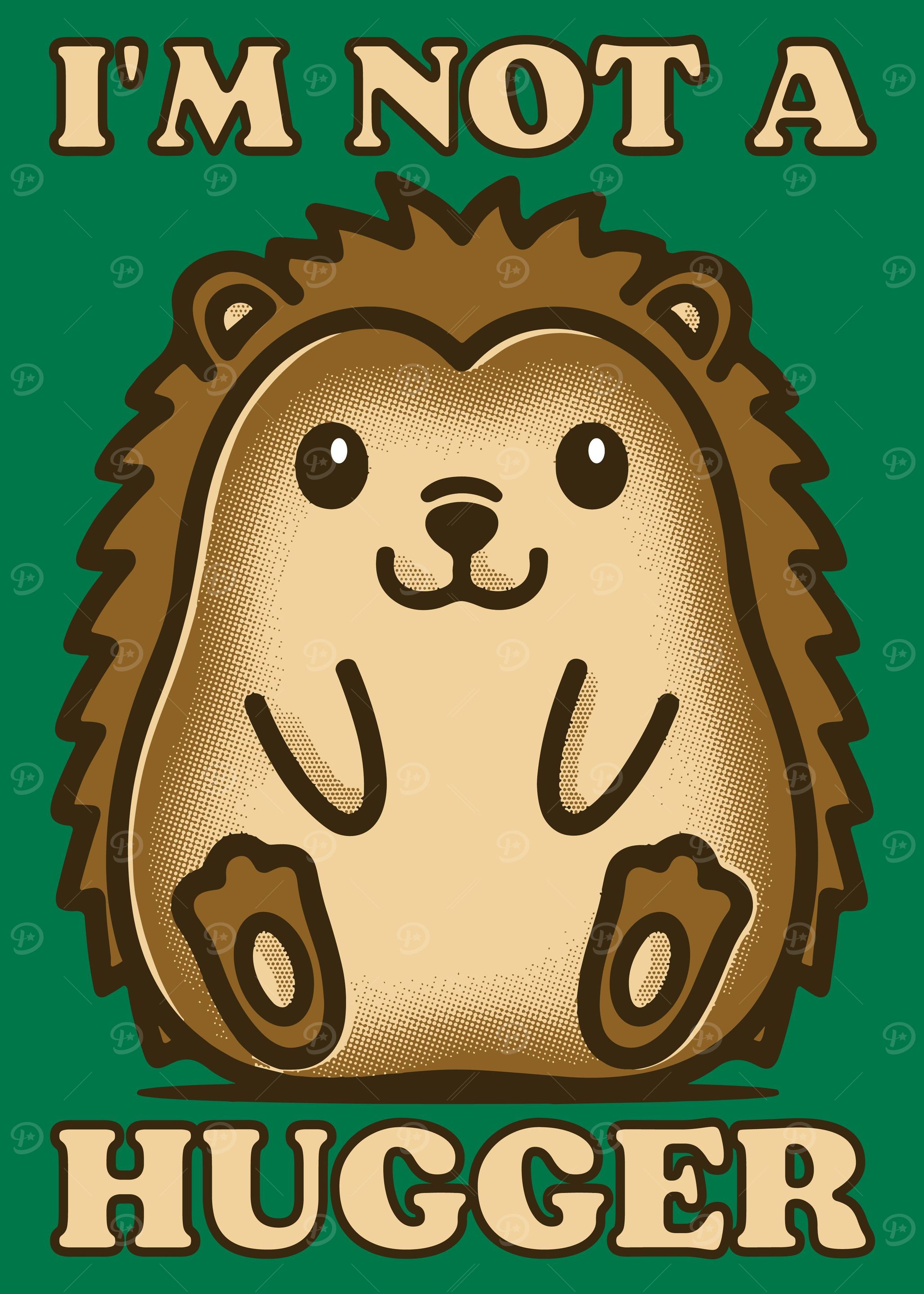 Cute Hedgehog Not A Hugger