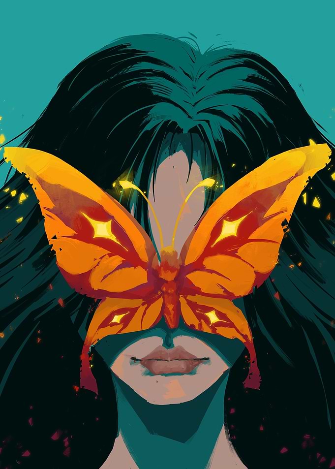 Butterfly girl