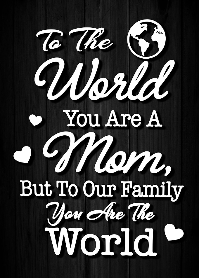 To My Mom Gift for Mom