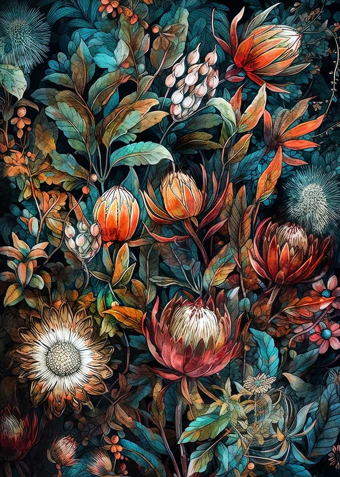 Meadow nature art