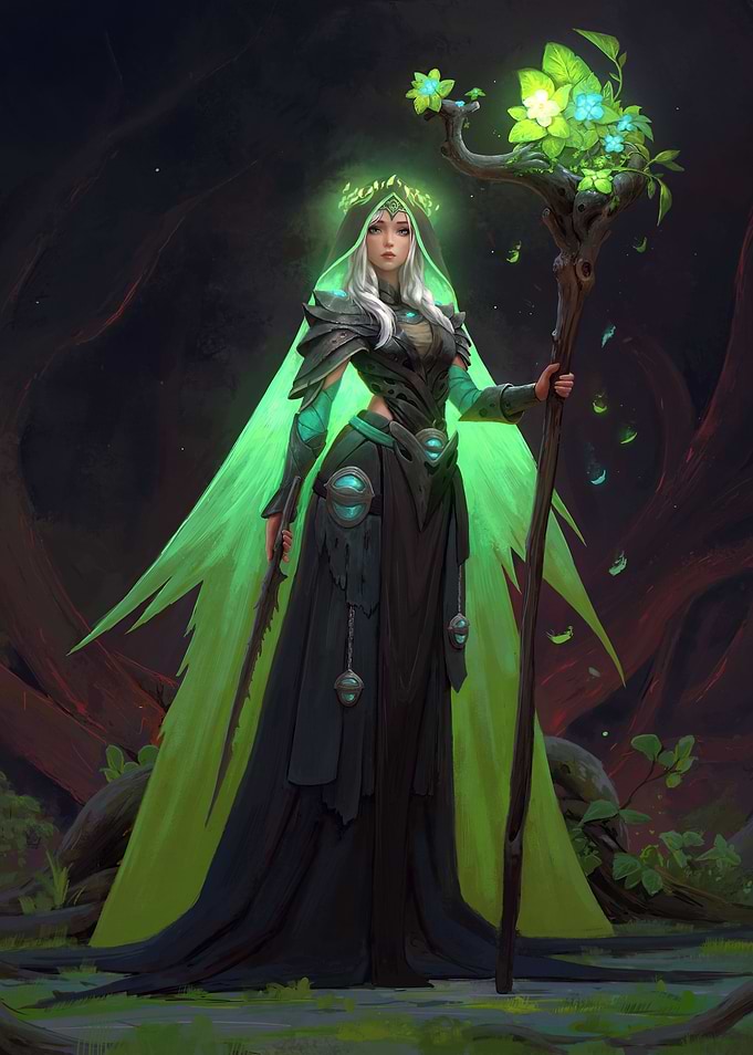 The Wood Sorceress