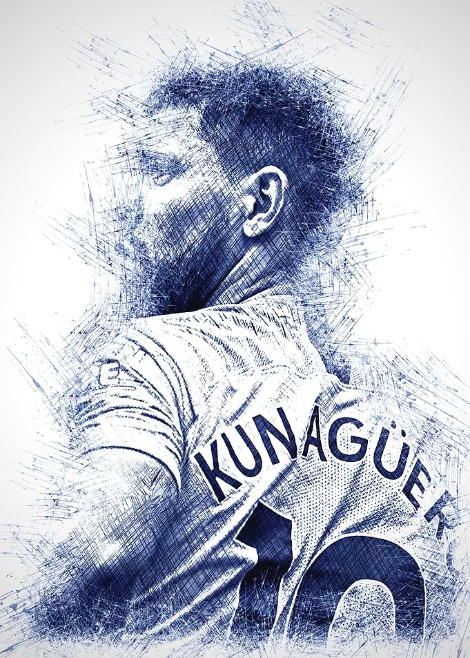 Sergio Aguero Portrait