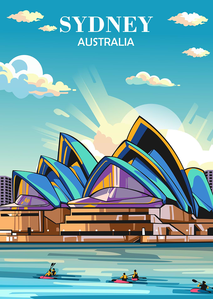Travel Poster Sydney