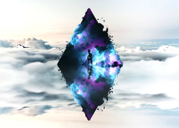 Magical Sky Mountainscape