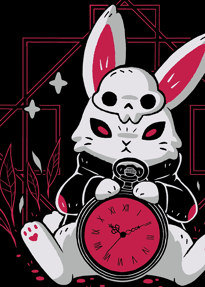 Metal White Rabbit
