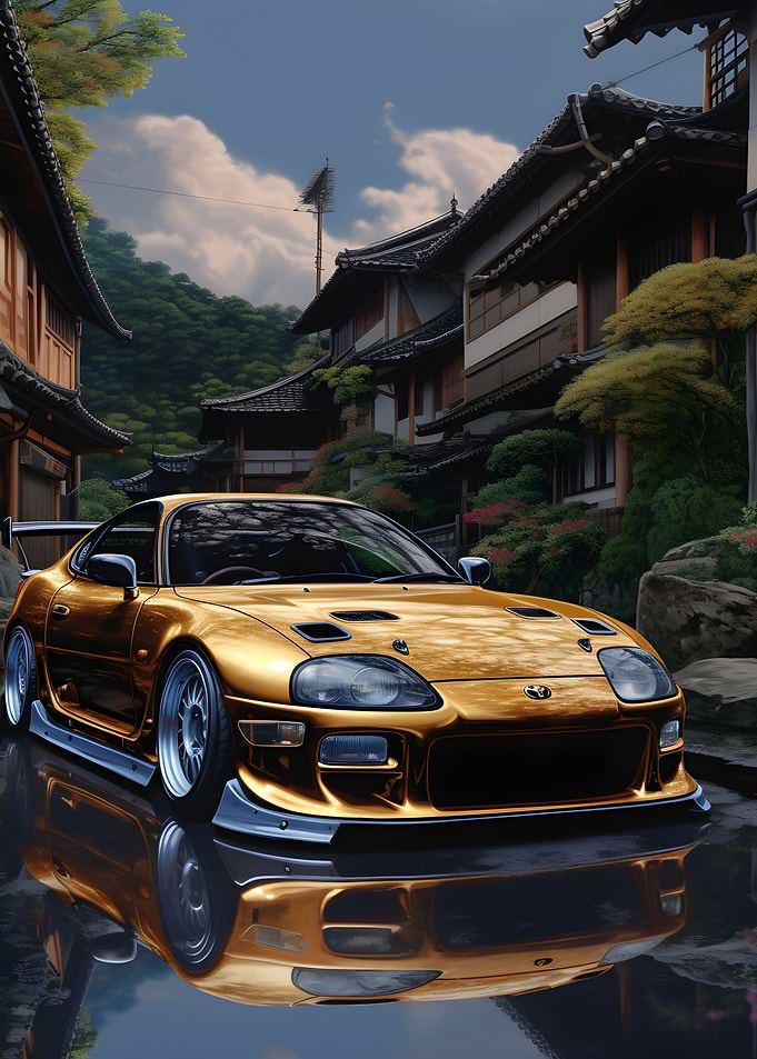 Toyota Supra mk4 painting