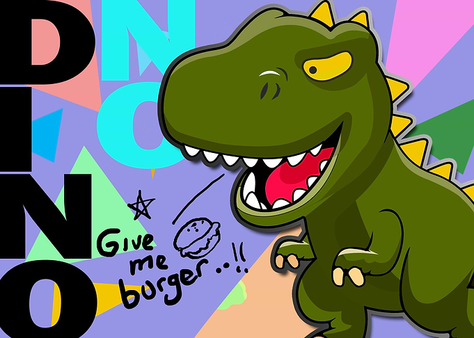 Funny dino