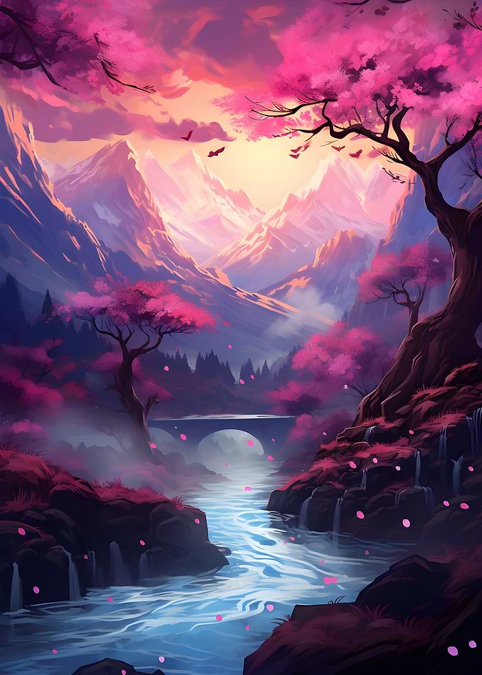 Morning Cherry Blossom