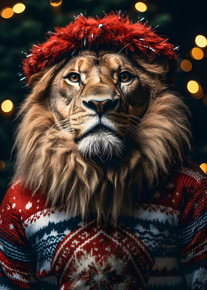 Christmas Lion