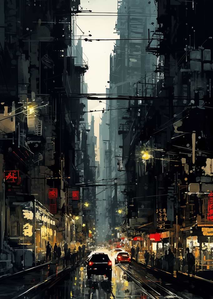 Tokyo 2040 Pop Art Paint