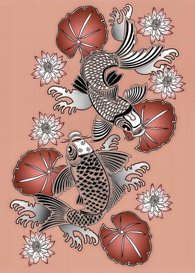 japanese koi fish