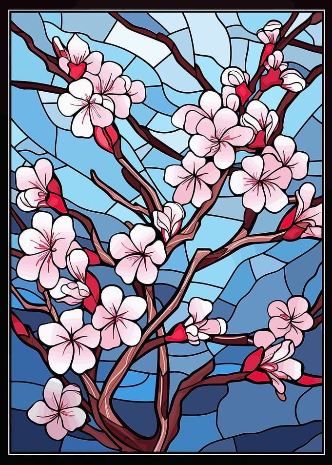 Cherry Blossom Glass