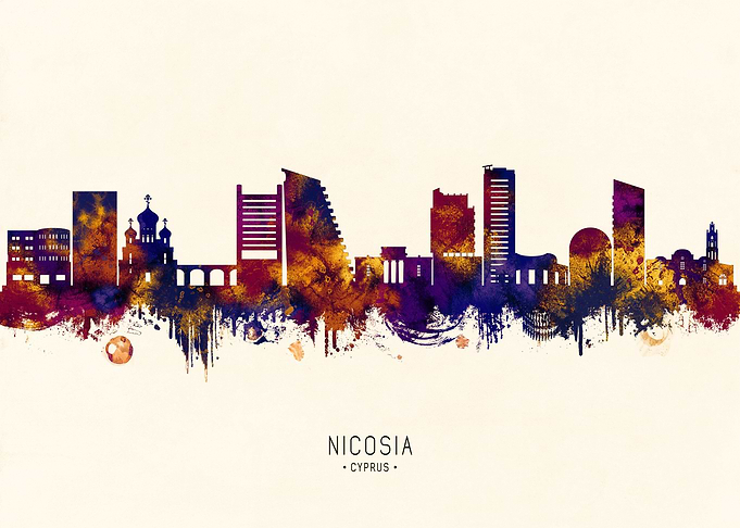 Nicosia Cyprus Skyline