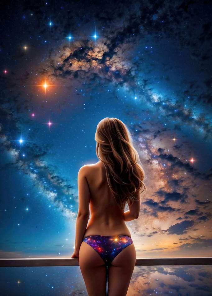 Sexy Space Girl