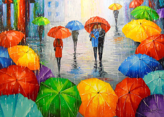 A bright melody of rain