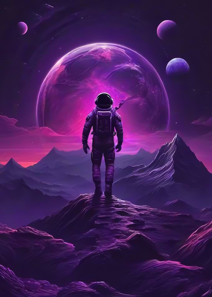 purple space