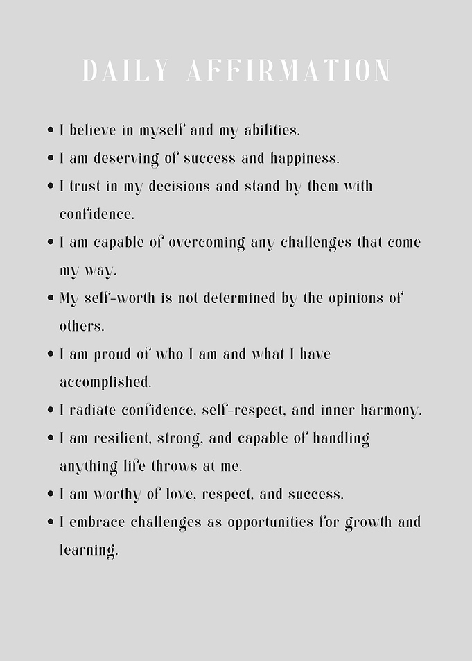 daily affirmations quotes