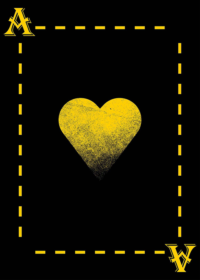 Ace Of Hearts Golden Cards