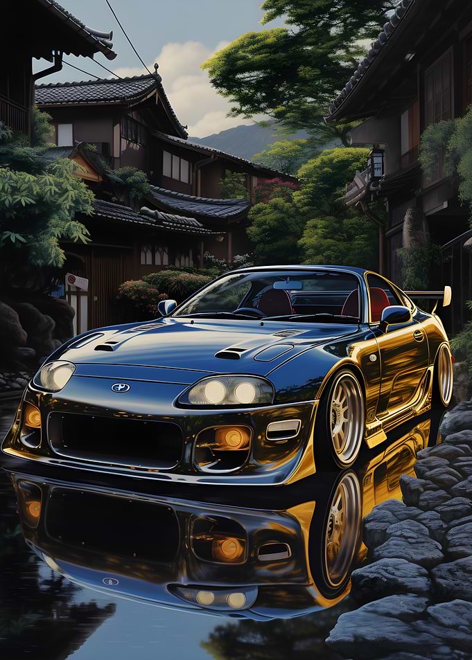 Toyota Supra mk4 painting