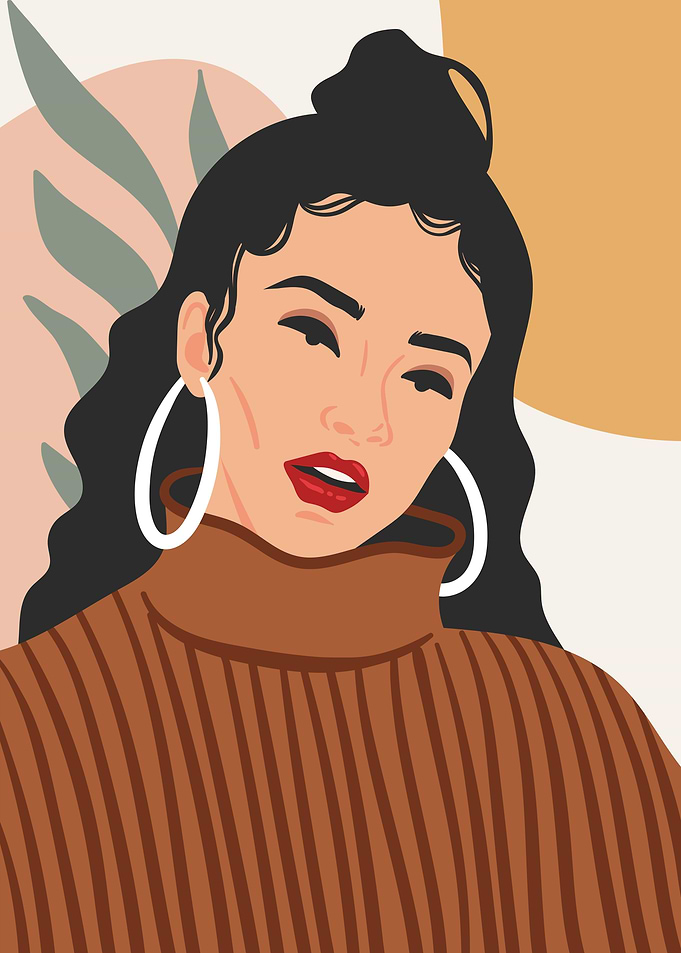 Minimalist Girl Portrait