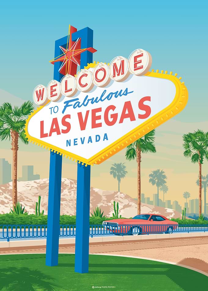 Las Vegas Travel Poster
