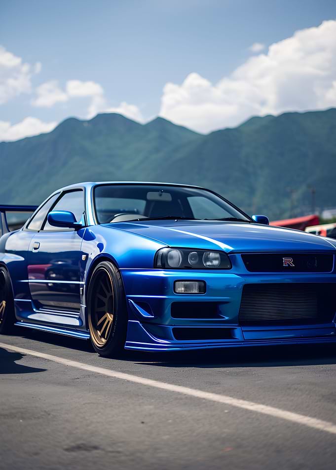 JDM Nissan Skyline Gtr R34