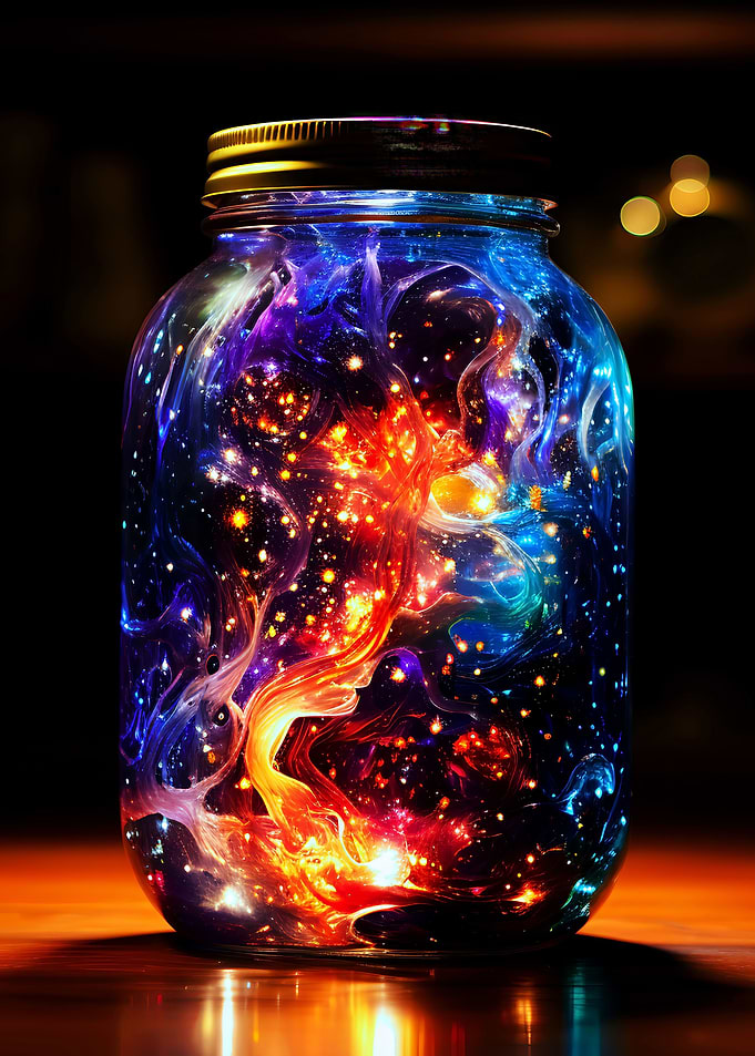 Jar Space Galaxy Nova Zen