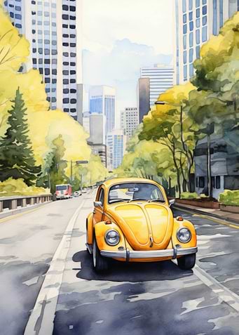 Car Watercolor