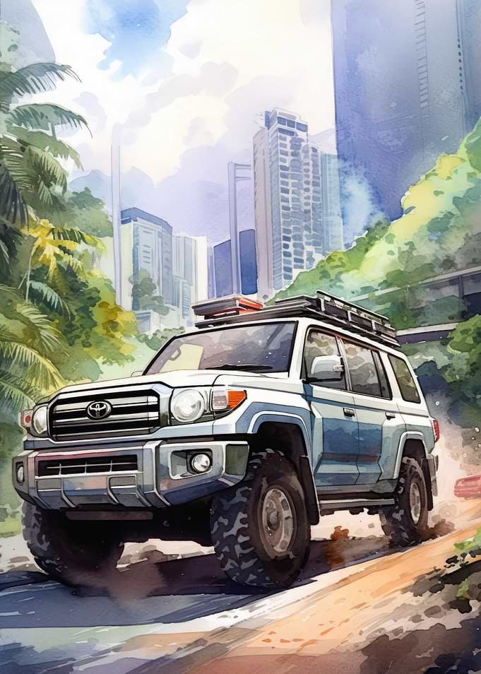 Car Watercolor