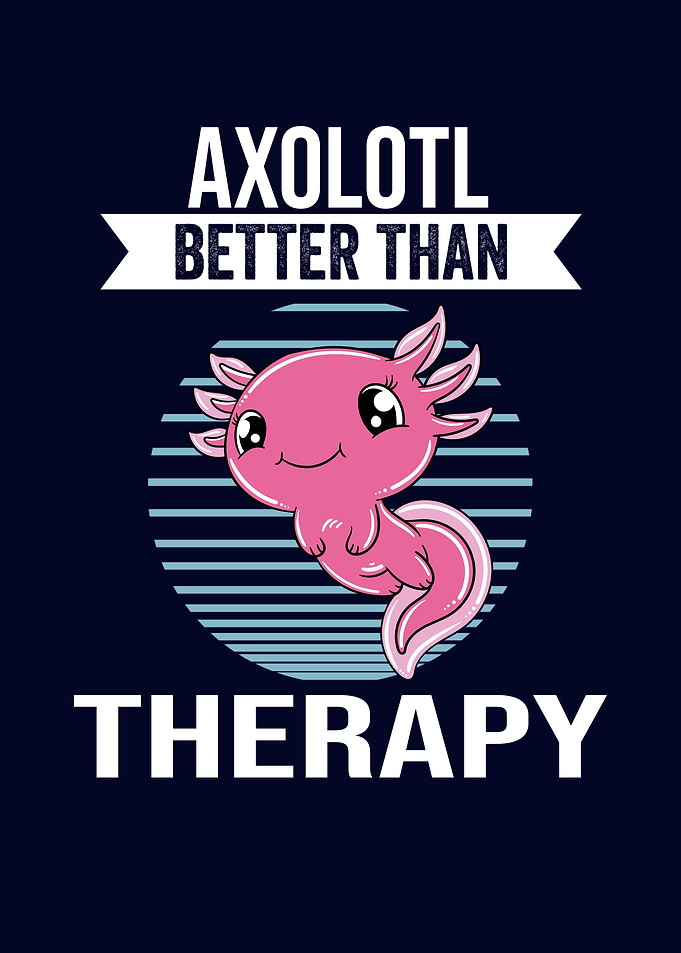 Cute Baby Axolotl